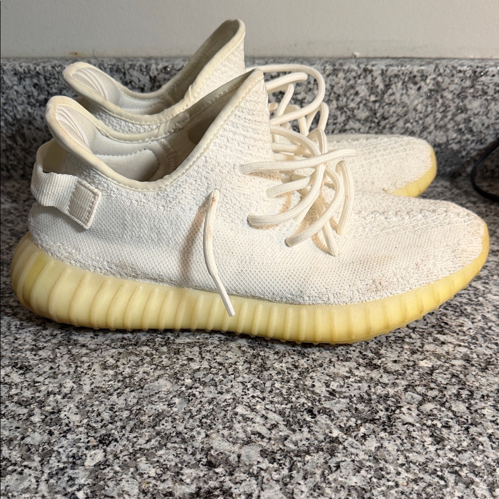 Yeezy Boost 350 V2 Cream White With Yellow Sole
